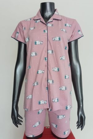Women’s Beauty Printed Night Suit Boxer