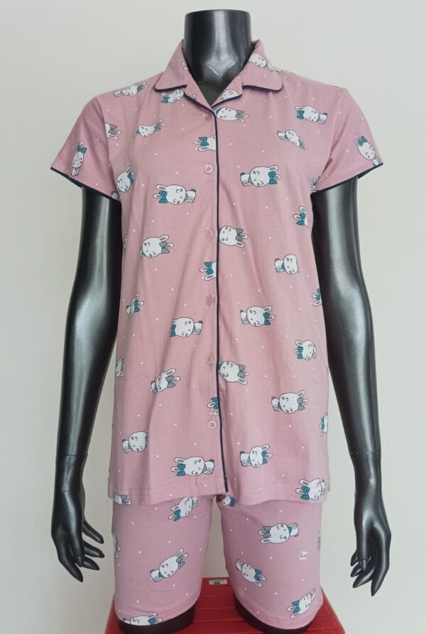 Women's Beauty Printed Night Suit Boxer