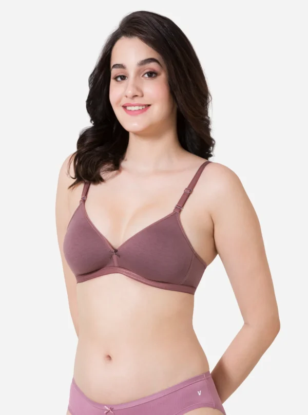 Plunge Neck Padded Bra - Image 3