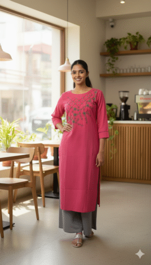 Kurta with Elegant Embroidery