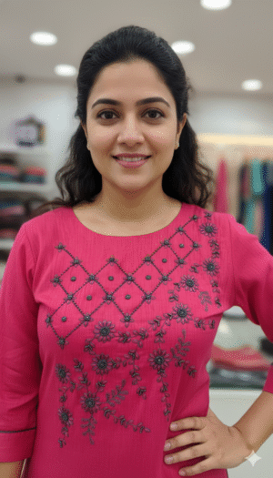 Kurta with Elegant Embroidery